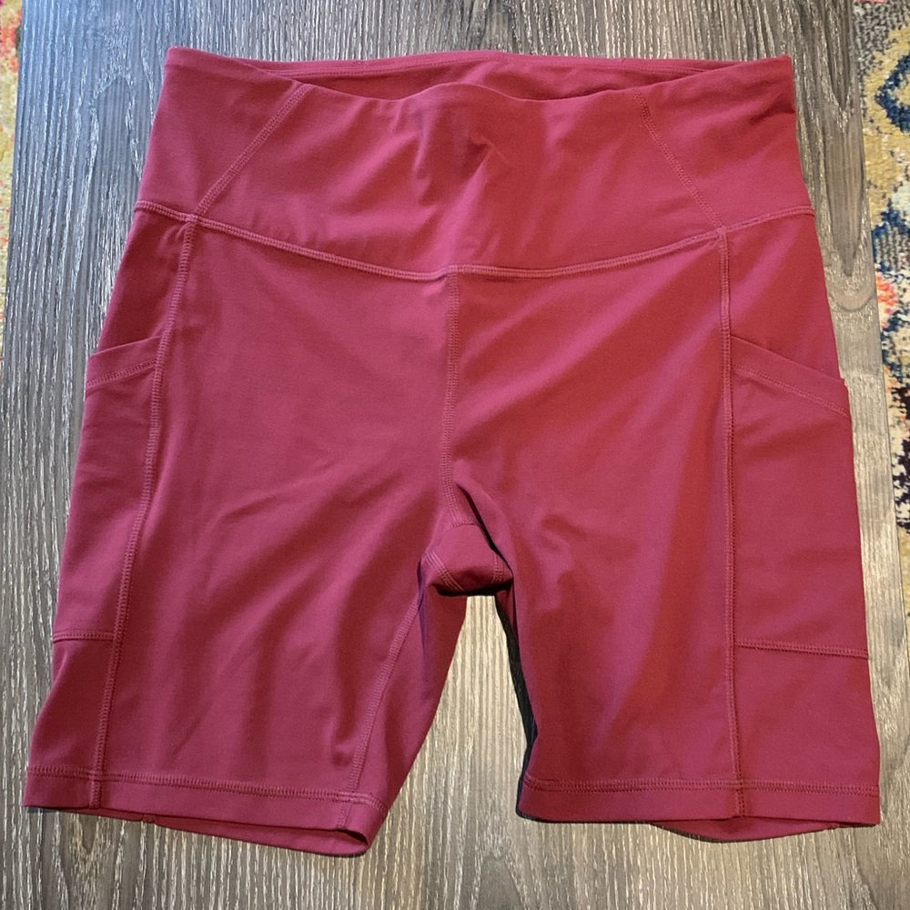 Prana Red Electa Shorts Size L